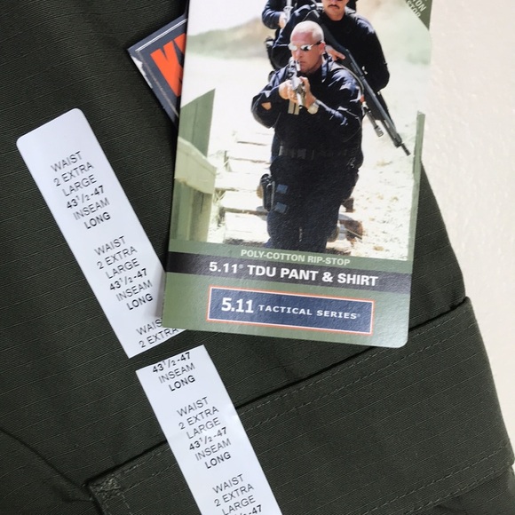 5.11 tactical TDU mens utility work pants with knee padding size 43.5-47 long - Picture 4 of 12